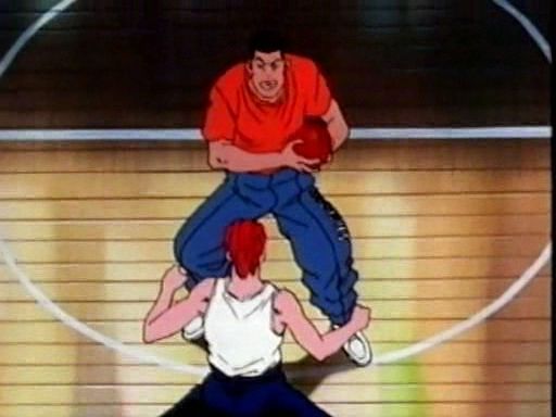 Otaku Gallery  / Anime e Manga / Slam Dunk / Screen Shots / Episodi / 003 - Gorilla contro Hanamichi / 010.jpg